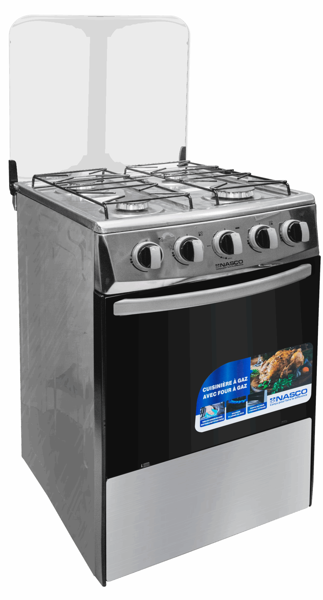 Nasco 4 Burner Gas Cooker Oven. NASGC-50X50S image 2