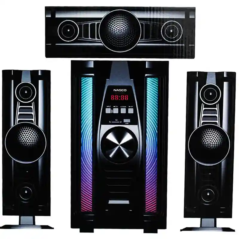 Nasco 45 Watts 3.1CH Home Theater With Subwoofer (NAS-HT3.1-N7110)