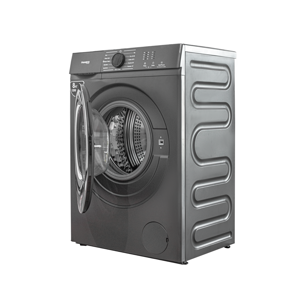 Nasco 8 KG Front Load Washing Machine-NASFL-J8KG-S image 2