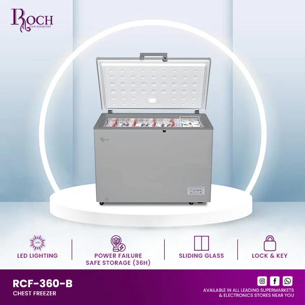 ROCH RCF 360 (316 Ltrs) CHEST FREEZER image 3
