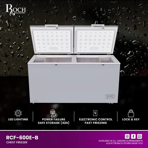 ROCH RCF 600 (508 Ltrs) CHEST FREEZER