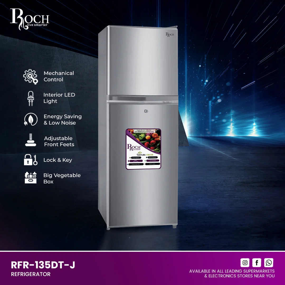 ROCH RFR 110 (80 Ltrs) TABLE TOP DOUBLE DOOR