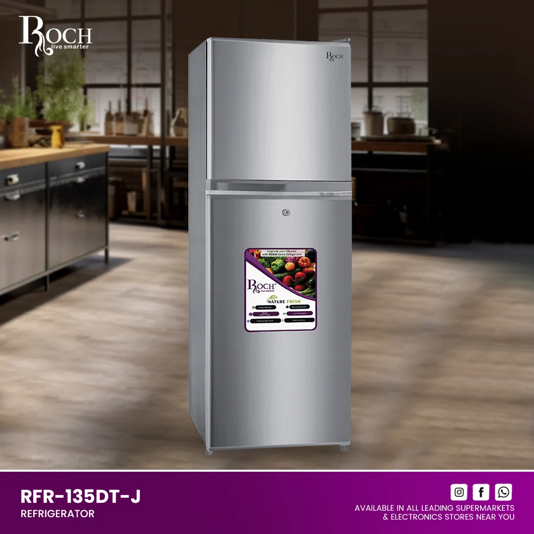 ROCH RFR 110 (80 Ltrs) TABLE TOP DOUBLE DOOR image 2