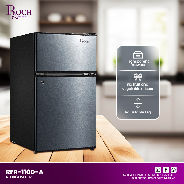 ROCH RFR 110 (85 Ltrs) TABLE TOP DOUBLE DOOR image 3