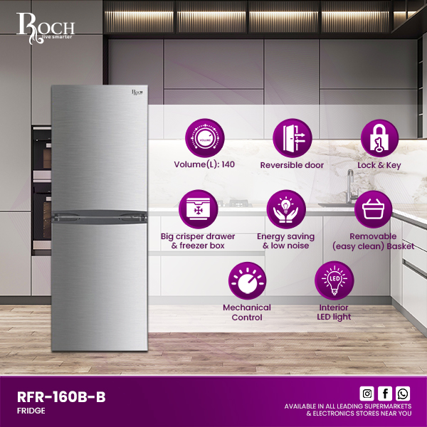 ROCH RFR 160 (140 Ltrs) COMBI FRIDGE image 3