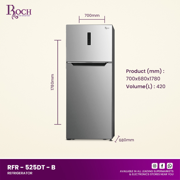 ROCH RFR 525 (415 Ltrs) TOP FREZEER image 2