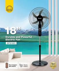 Banana 18 Inch Standing Fan
