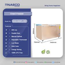 NAS-500FL-DD Double Door Chest Freezer 400 - 500 Ltrs image 2